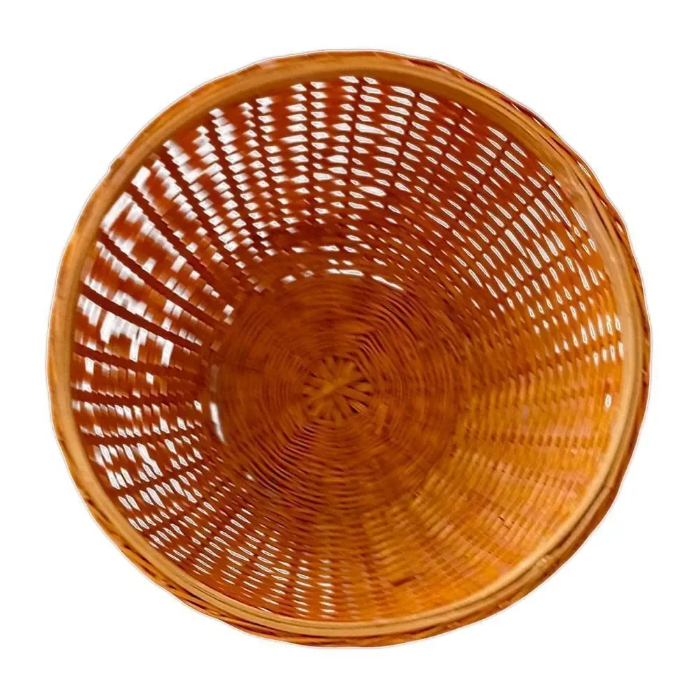 Wicker Apple Basket Trinket Box Vintage Woven Natural Fruit‎ Cottage Farmhouse